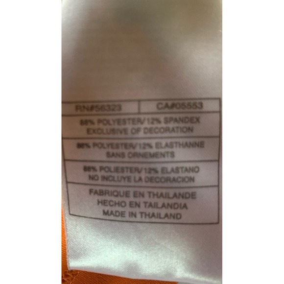 Nike Golf Shirt Mens Size XL Orange Short Sleeve Performance - Picture 5 of 9